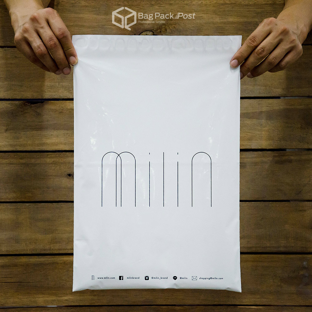 ผลิตถุงไปรษณีย์ ซองไปรษณีย์พิมพ์ลาย ถุงไปรษณีย์พิมพ์ลาย  ซองพิมพ์ลาย Milin | BagPackPost