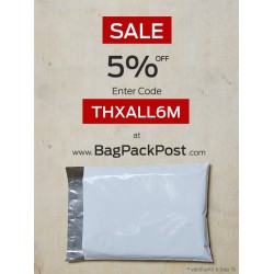 5% OFF ฉลอง BagPackPost เปิดบริการอย่างเป็นทางการมากว่า 6 เดือน