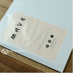 พิมพ์ลายบนซองไปรษณีย์พลาสติก BagPackPost (mave)