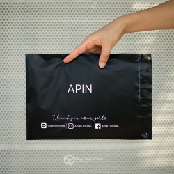 พิมพ์ซอง สกรีนซองไปรษณีย์สีดำ BagPackPost (apin)