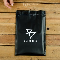 พิมพ์ซอง สกรีนซองไปรษณีย์สีดำ BagPackPost (betterfly)