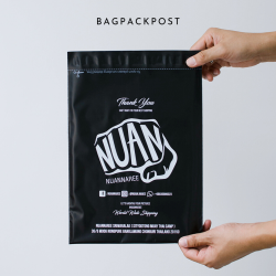 พิมพ์ซอง สกรีนซองไปรษณีย์สีดำ BagPackPost (Nuannaree)