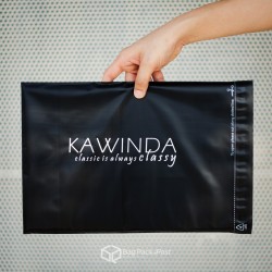 พิมพ์ซอง สกรีนซองไปรษณีย์สีดำ BagPackPost (kawinda)
