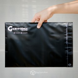 พิมพ์ซอง สกรีนซองไปรษณีย์สีดำ BagPackPost (cryptonia)