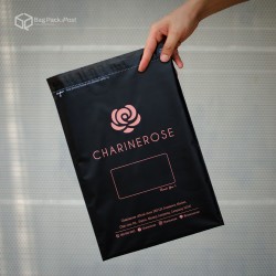 พิมพ์ซอง สกรีนซองไปรษณีย์สีดำ BagPackPost (charinerose)