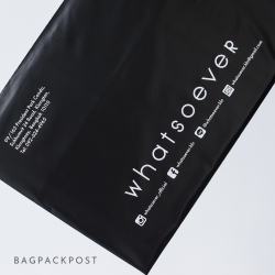 พิมพ์ซอง สกรีนซองไปรษณีย์สีดำ BagPackPost (Whatsoever)