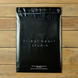 พิมพ์ซอง สกรีนซองไปรษณีย์พลาสติก BagPackPost (tribal heart)