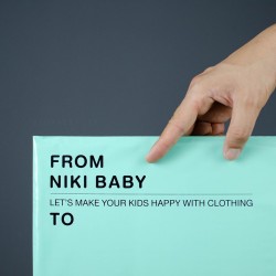 พิมพ์ซอง สกรีนซองไปรษณีย์สีชมพู BagPackPost ลาย Niki Baby