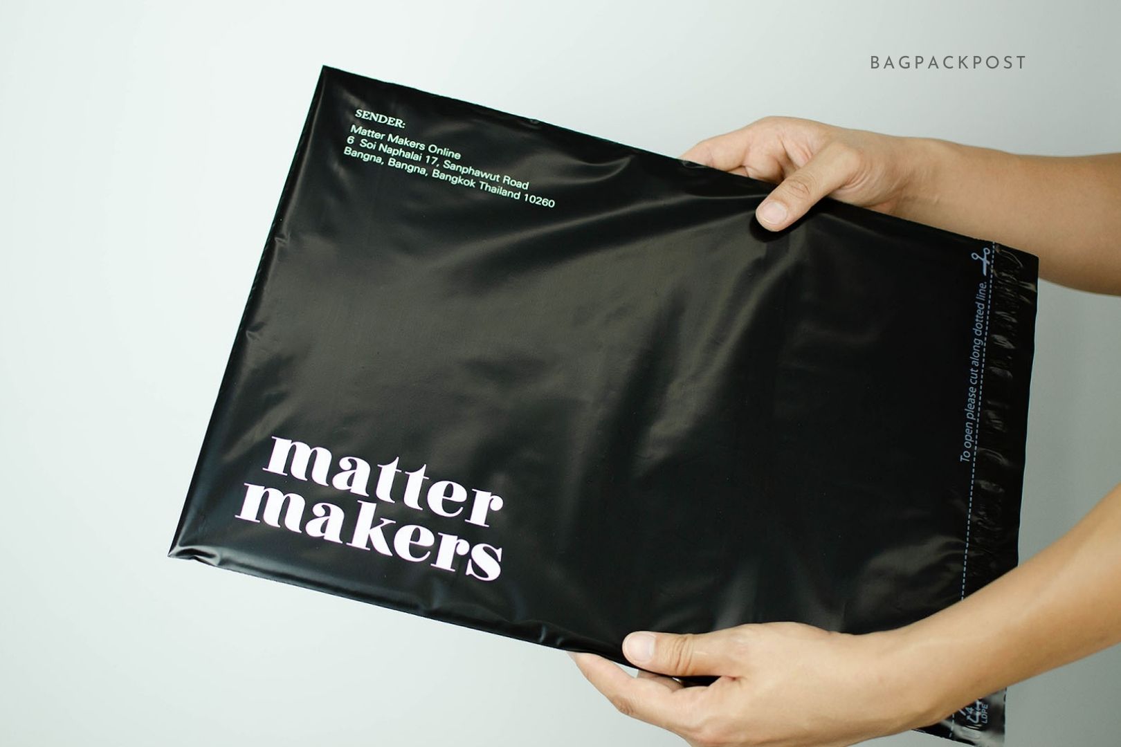 ผลิตถุงไปรษณีย์ ซองไปรษณีย์พิมพ์ลาย ถุงไปรษณีย์พิมพ์ลาย  ซองพิมพ์ลาย MatterMakers ส่งด่วน งานคุณภาพ | BagPackPost