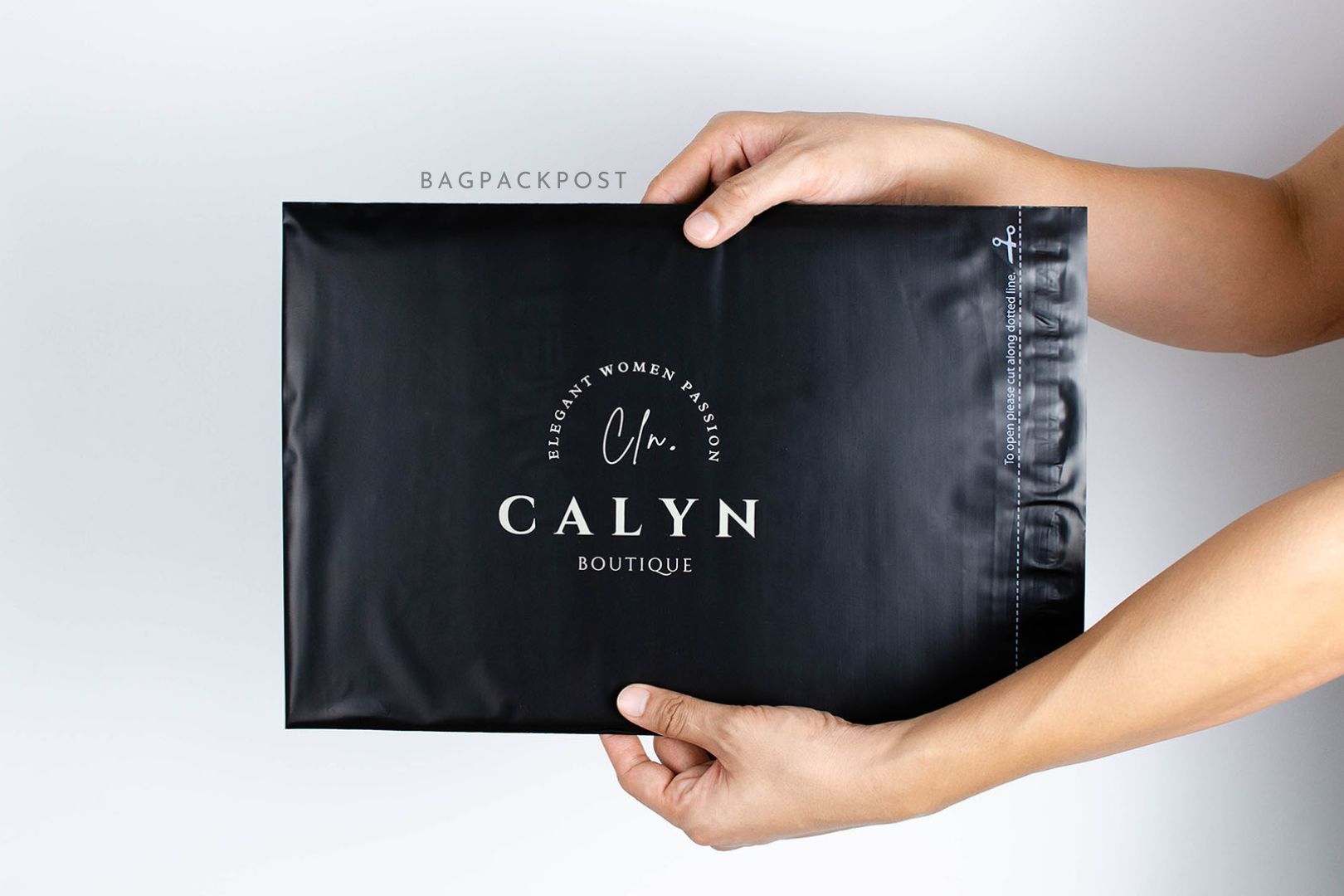 ซองไปรษณีย์พิมพ์ลาย ลาย CALYN ซองไปรษณีย์สีดำ ถุงไปรษณีย์ 2 BagPackPost