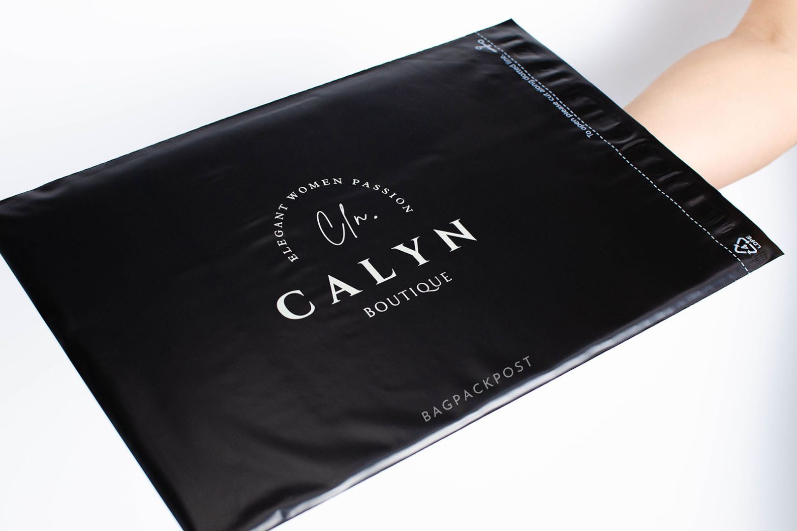 ซองไปรษณีย์พิมพ์ลาย ลาย CALYN ซองไปรษณีย์สีดำ ถุงไปรษณีย์ 3 BagPackPost