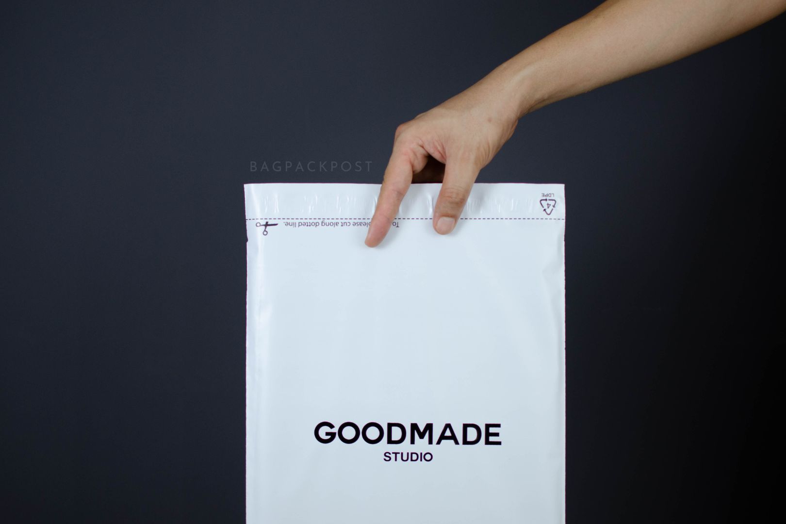ซองไปรษณีย์พิมพ์ลาย GoodMade Studio ซองไปรษณีย์สีขาว ซองกันน้ำ 2 BagPackPost