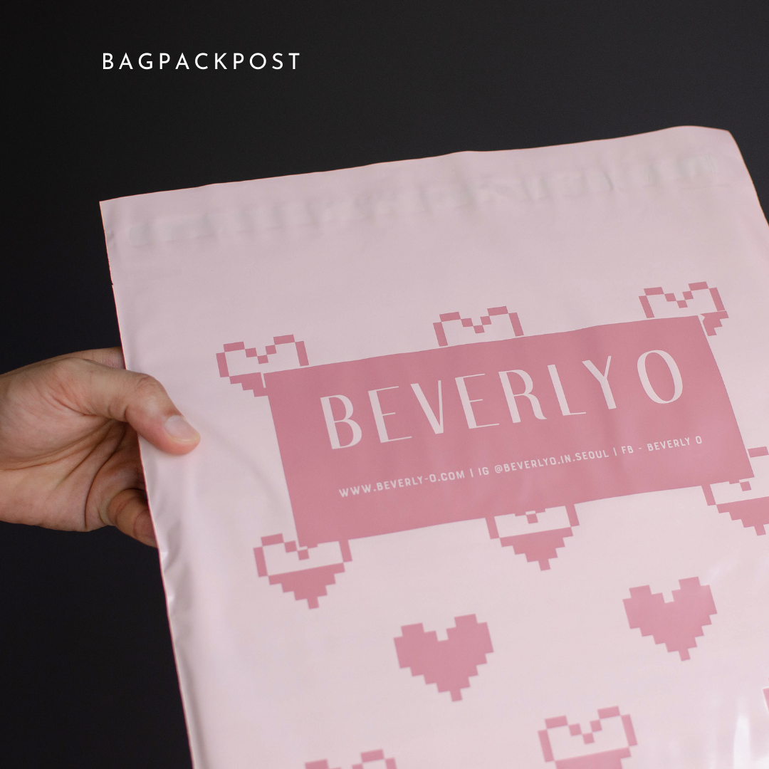 ผลิตถุงไปรษณีย์ ซองไปรษณีย์พิมพ์ลาย ถุงไปรษณีย์พิมพ์ลาย  ซองพิมพ์ลาย สีชมพู BeverlyO ส่งด่วน งานคุณภาพ | BagPackPost