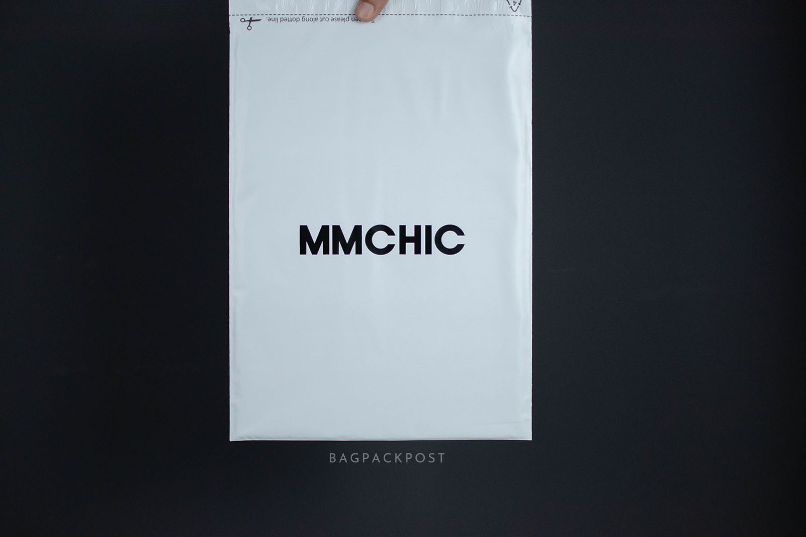 ผลิตถุงไปรษณีย์ ซองไปรษณีย์พิมพ์ลาย mmchic ซองไปรษณีย์สีขาว ถุงไปรษณีย์พิมพ์ลาย 3 BagPackPost