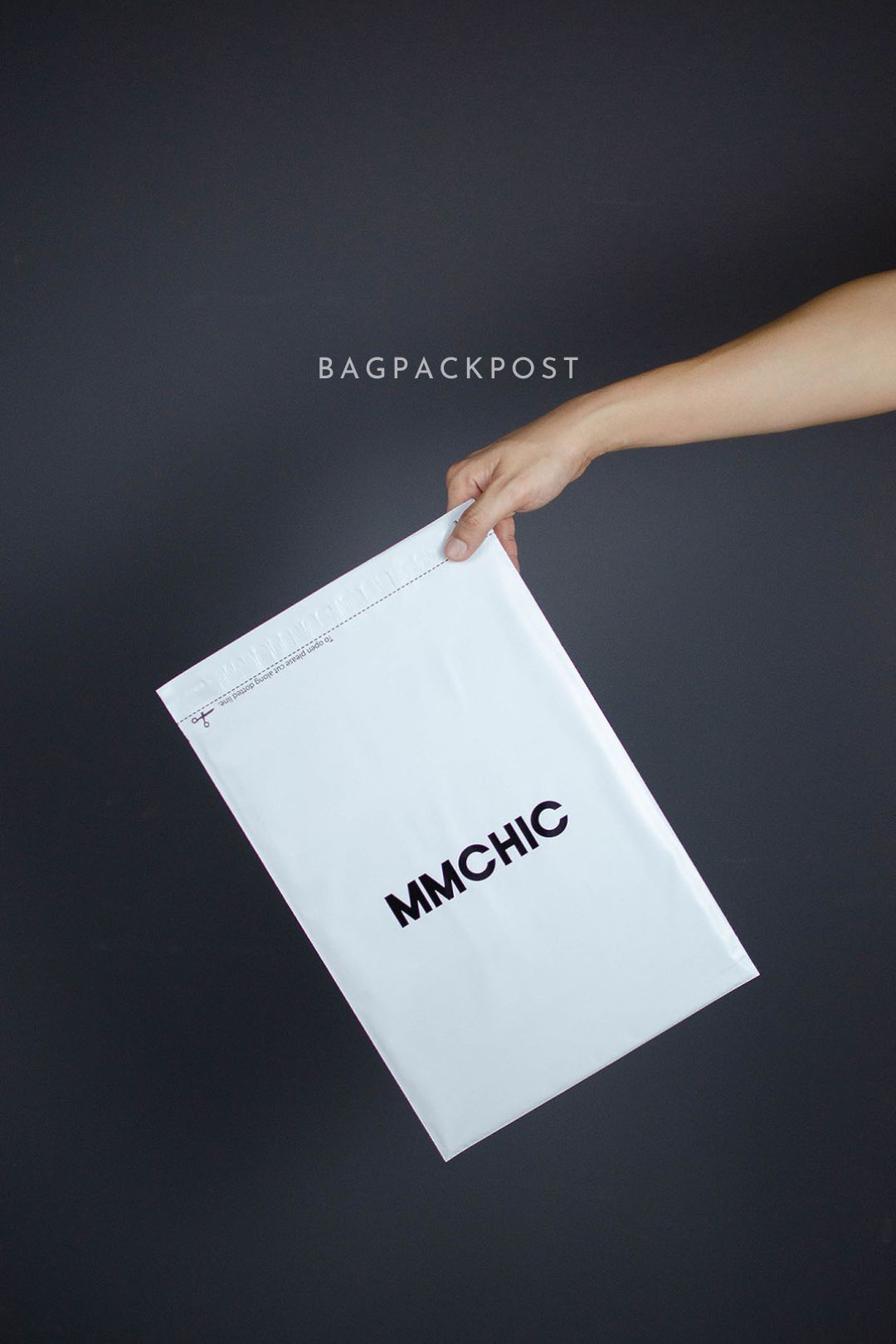 ผลิตถุงไปรษณีย์ ซองไปรษณีย์พิมพ์ลาย mmchic ซองไปรษณีย์สีขาว ถุงไปรษณีย์พิมพ์ลาย 5 BagPackPost