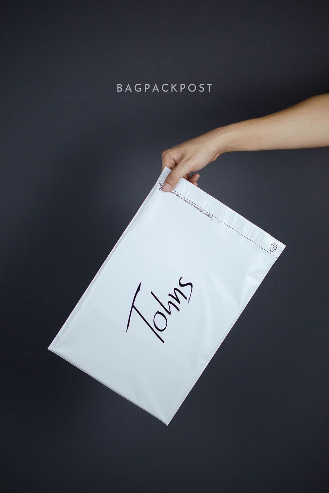 ซองไปรษณีย์พิมพ์ลาย Tohns ซองไปรษณีย์สีขาว ถุงไปรษณีย์พิมพ์ลาย 1 BagPackPost