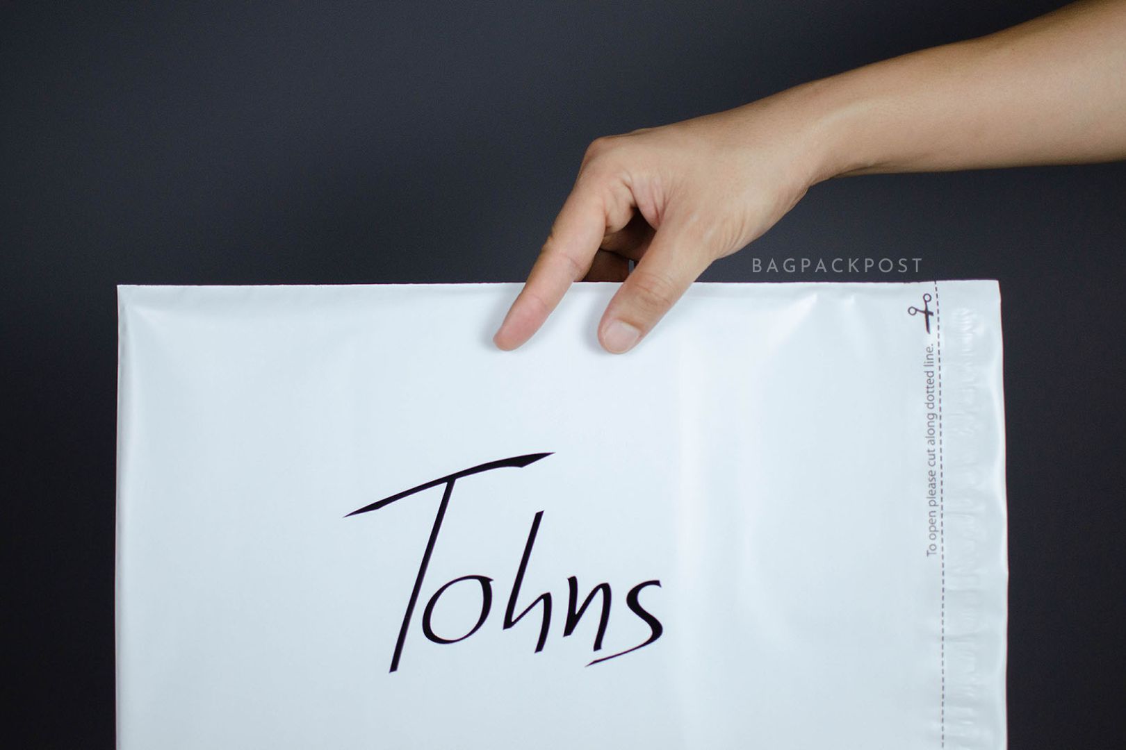 ซองไปรษณีย์พิมพ์ลาย Tohns ซองไปรษณีย์สีขาว ถุงไปรษณีย์พิมพ์ลาย 3 BagPackPost